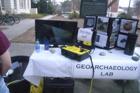 Geoarchaeology Lab Table